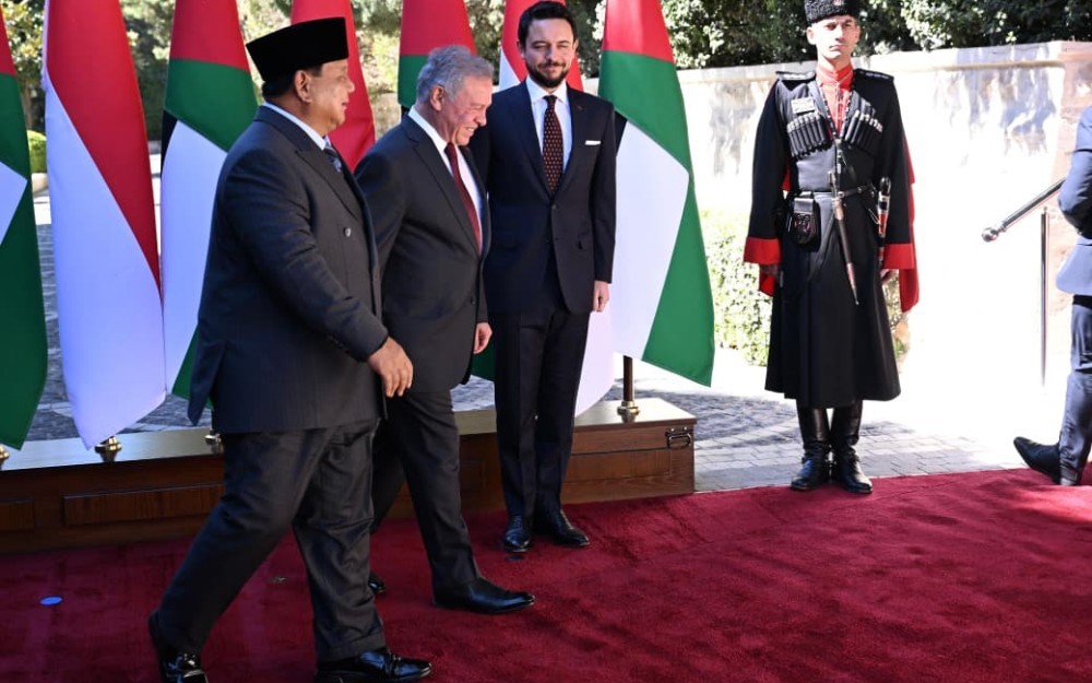 Raja Abdullah II Sebut Yordania Rumah Kedua Prabowo Subianto