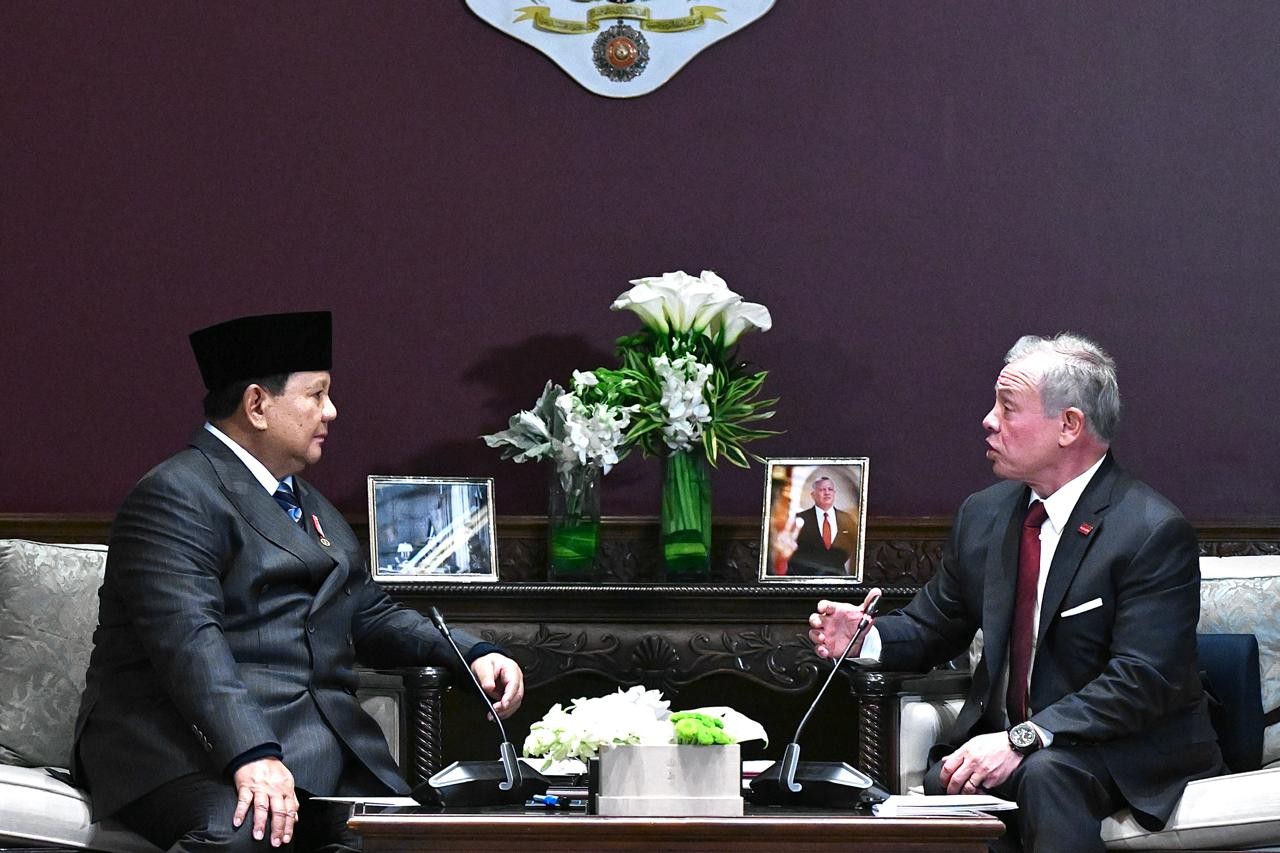 Prabowo dan Raja Abdullah II Dorong Perdamaian di Palestina (FOTO:Dok BPMI Setpres)