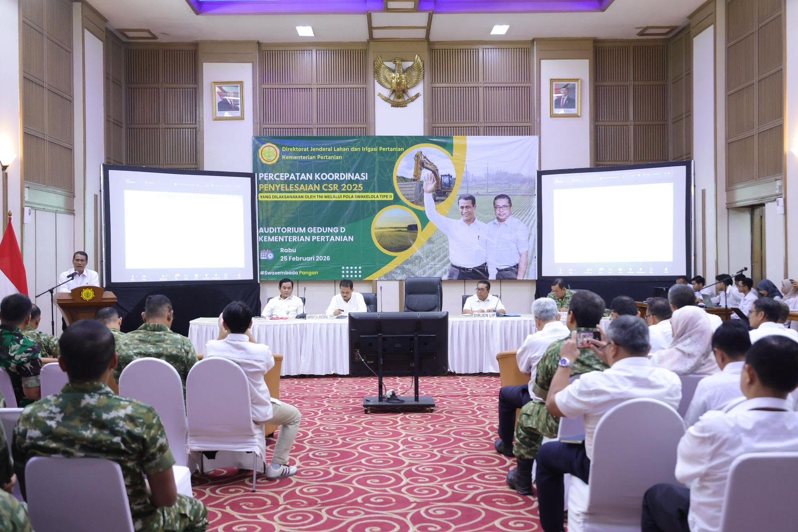 Mentan Kebut Kontrak Cetak Sawah 101 Ribu Hektare Tuntas dalam Sebulan. (Foto Istimewa)