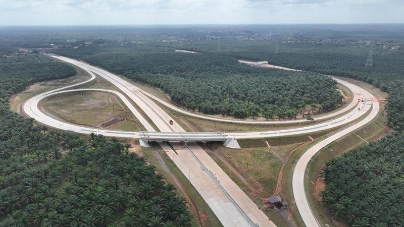 Tol Palembang-Betung Dibuka Fungsional saat Mudik Lebaran (Foto: dok Hutama Karya)