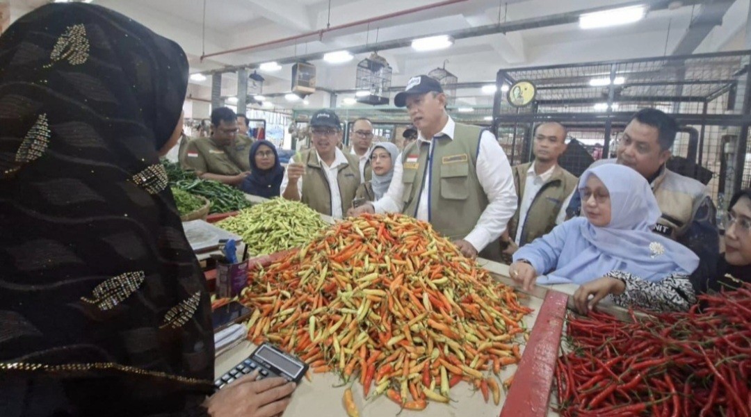 Hasil Sidak Pasar Sepekan, Harga Daging Hingga Cabai Terpantau Turun (FOTO:Dok Ist)