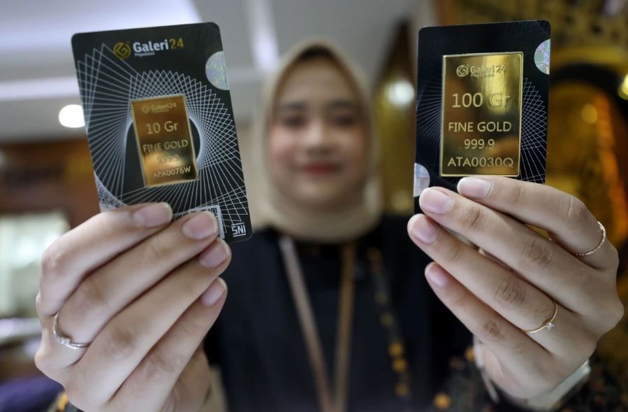 Harga Emas Pegadaian Melonjak Rp38 Ribu per Gram di Tengah Konflik AS-Israel vs Iran (Foto: iNews Media Group)