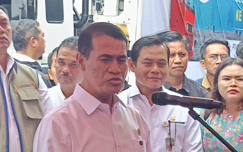 Kementan menjamin stok pangan nasional dalam jumlah cukup di tengah konflik antara Iran dan Israel. (Foto: iNews Media/Rohman Wibowo)