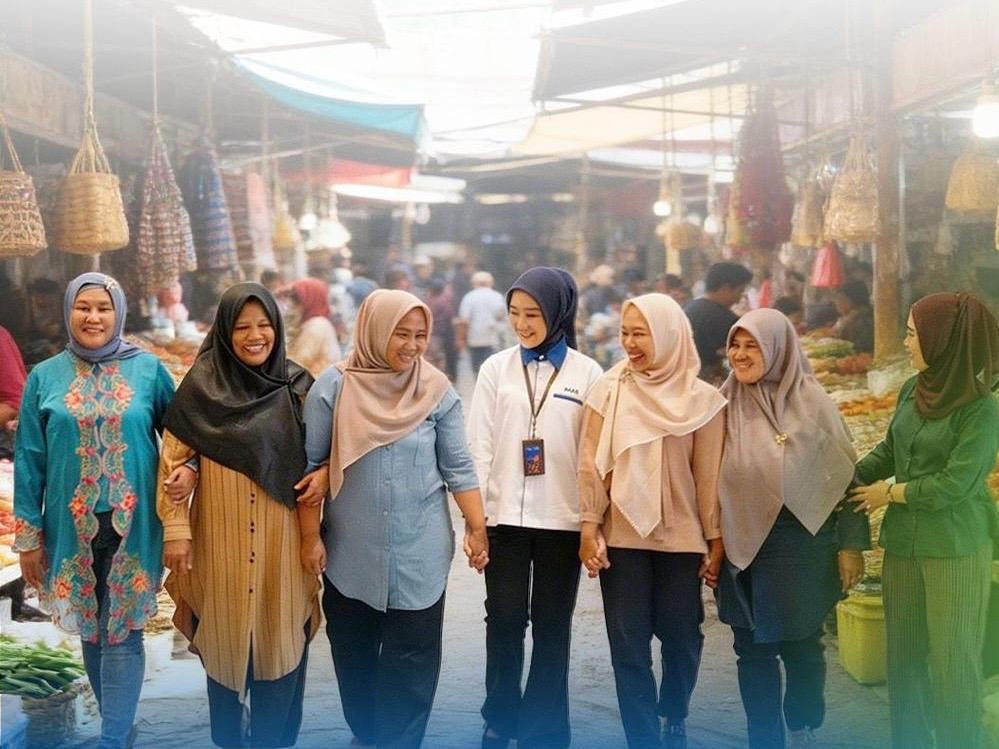 Perempuan Tumbuh Bersama PNM, Gerakkan Ekonomi Keluarga hingga Komunitas. (Foto Istimewa)
