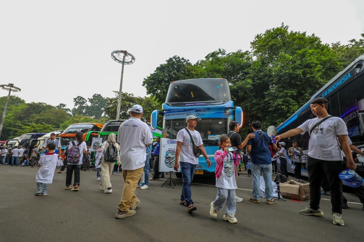 BRI (BBRI) Siapkan 175 Bus Gratis bagi Pemudik Lebaran 2026 (FOTO:Dok BRI)