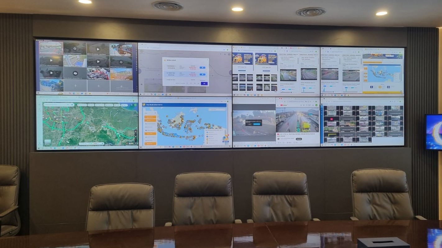 Masyarakat Bisa Pantau Kondisi Jalur Mudik Real Time Melalui 1.351 CCTV, Ini Caranya. (Foto Kementerian PU)