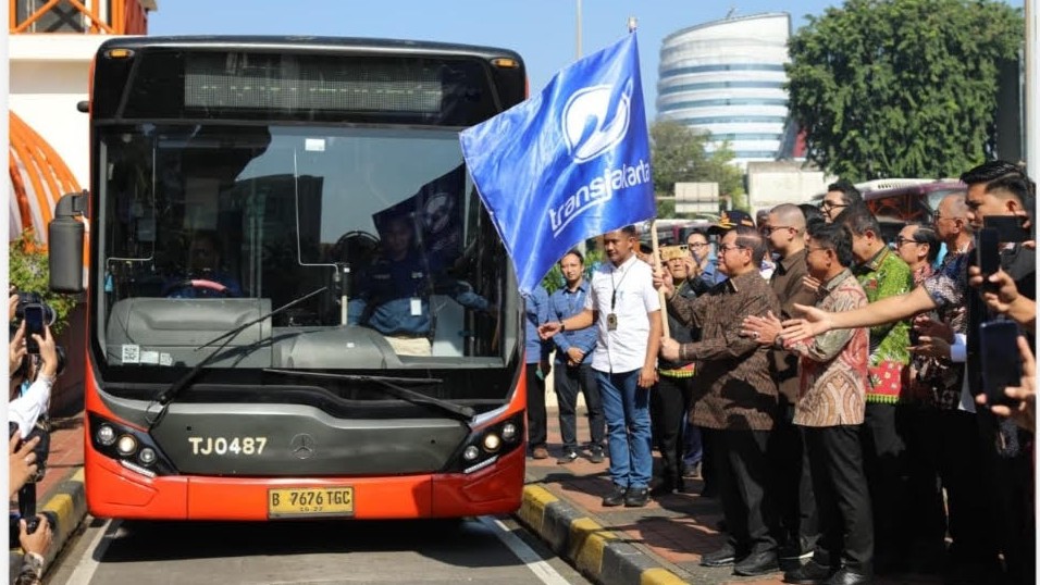 Transjabodetabek Rute Blok M-Bandara Soetta Beroperasi, Tarifnya Rp3.500 Selama Tiga Bulan. (Foto Istimewa)