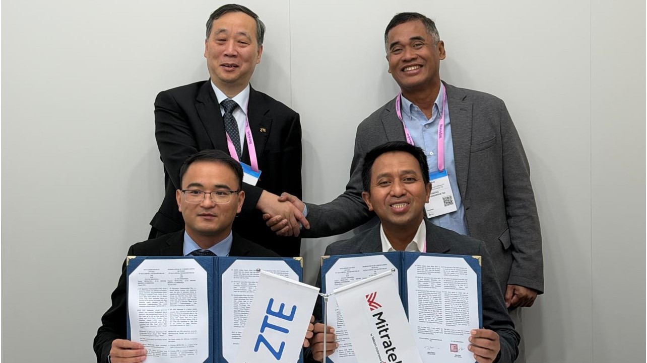 Mitratel & ZTE Indonesia Umumkan MoU Strategis untuk Efisiensi Jaringan Telekomunikasi Nasional