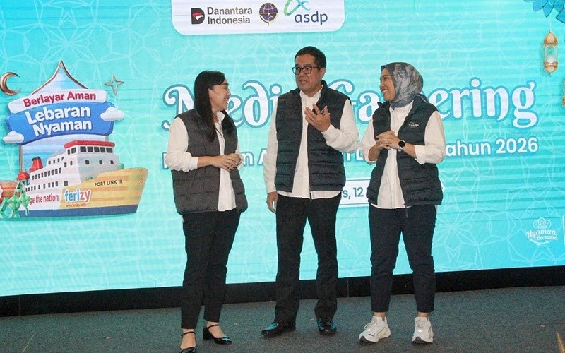 ASDP memprediksi pergerakan masyarakat melalui layanan penyeberangan mencapai 5,8 juta penumpang saat Lebaran. (Foto: iNews Media/Iqbal Dwi Purnama)