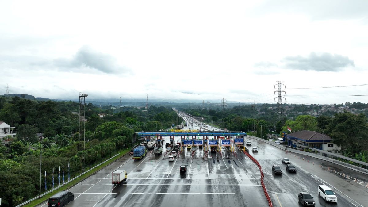 Volume Lalin dari Jabodetabek ke Bandara Soetta dan Merak Mulai Meningkat di H-5 Lebaran. (Foto: Dok.Jasamarga Tollroad Regional Division)