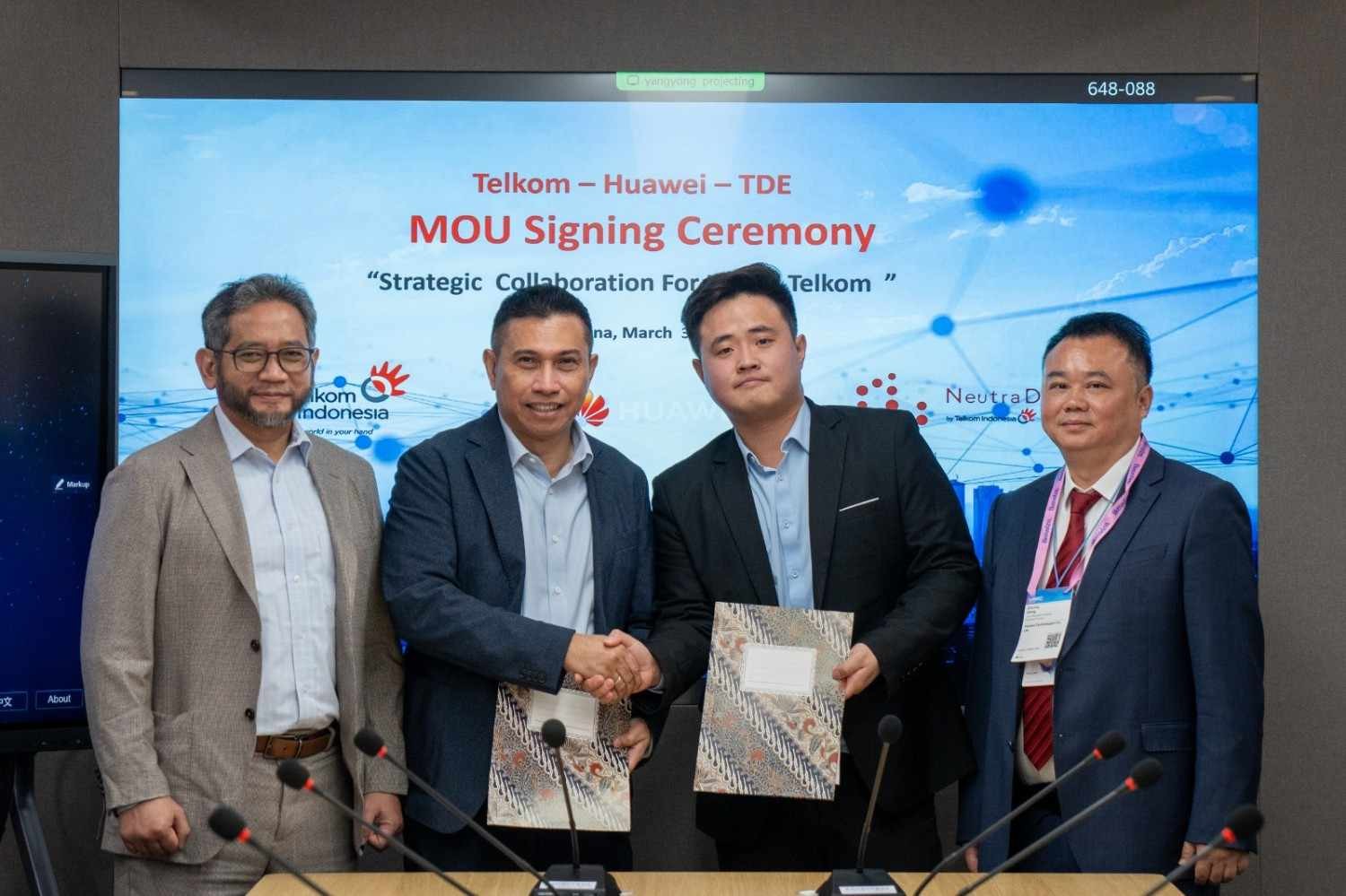 TelkomGroup dan Huawei Teken MoU Strategis Perkuat Infrastruktur Digital dan Data Center. (Foto: Doc TelkomGroup)