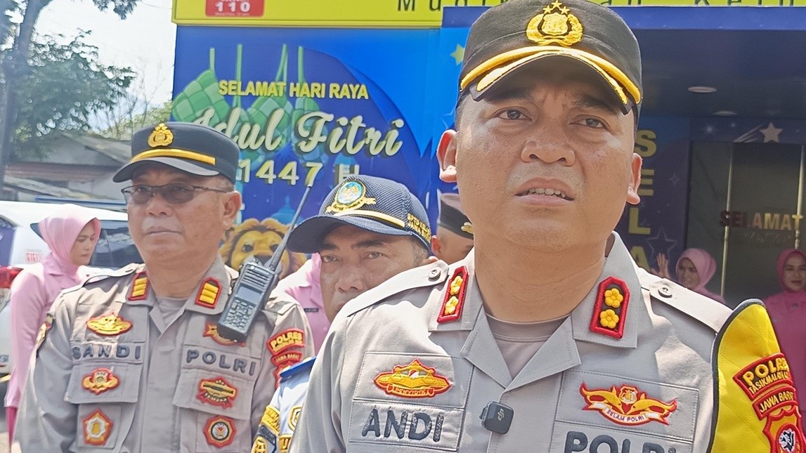 35 Ribu Kendaraan Pemudik Padati Jalur Lingkar Gentong Tasikmalaya. (Foto Rohman/IMG)