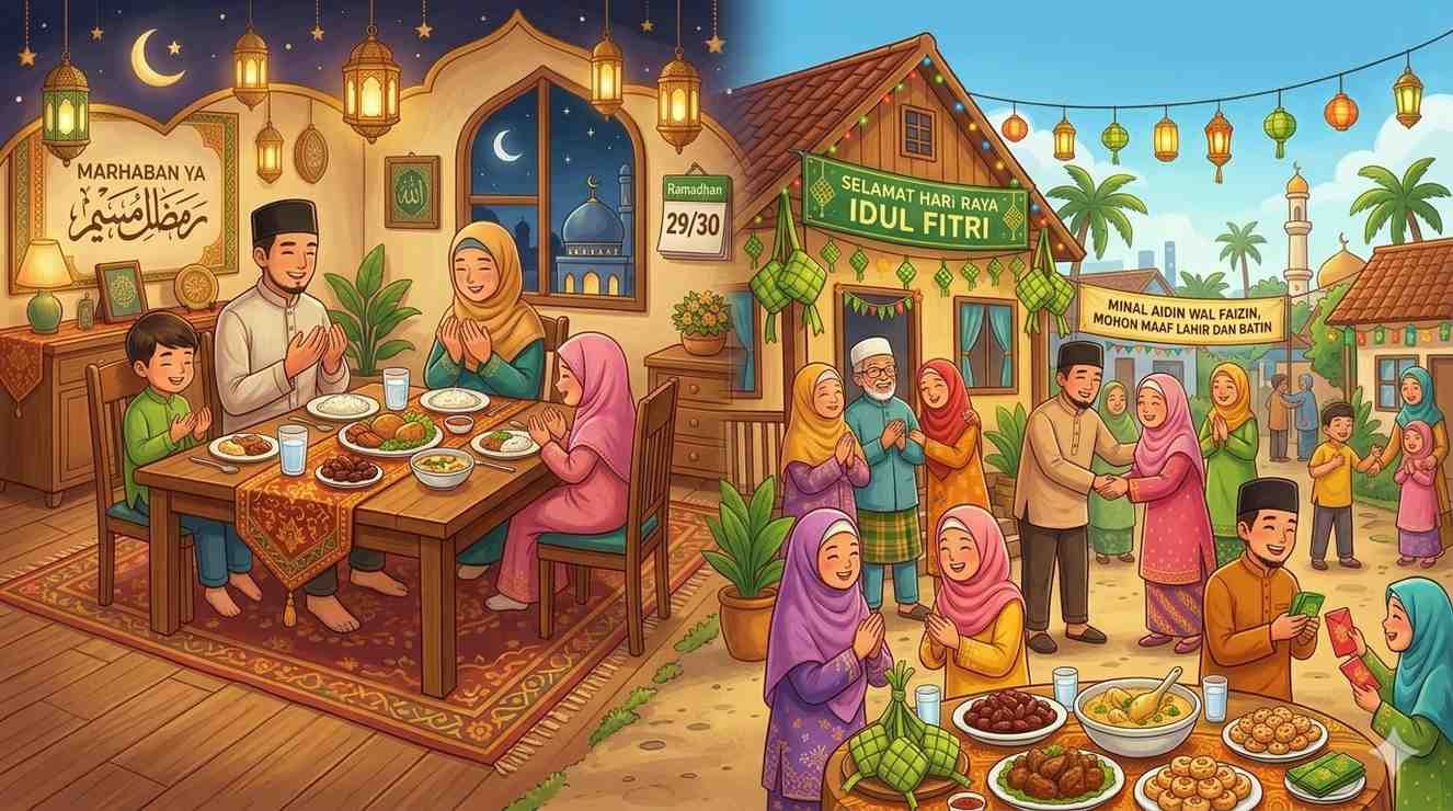 Puasa Ikut Muhammadiyah dan Lebaran Ikut NU, Apakah Diperbolehkan? (Foto: Ilustrasi)