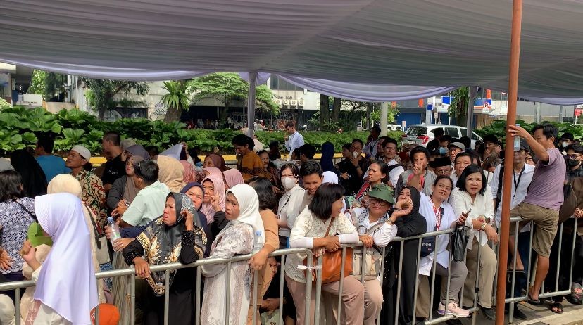 Mengintip Antusiasme Masyarakat Demi Ikuti Open House Istana Negara. (Foto: MNC Media)