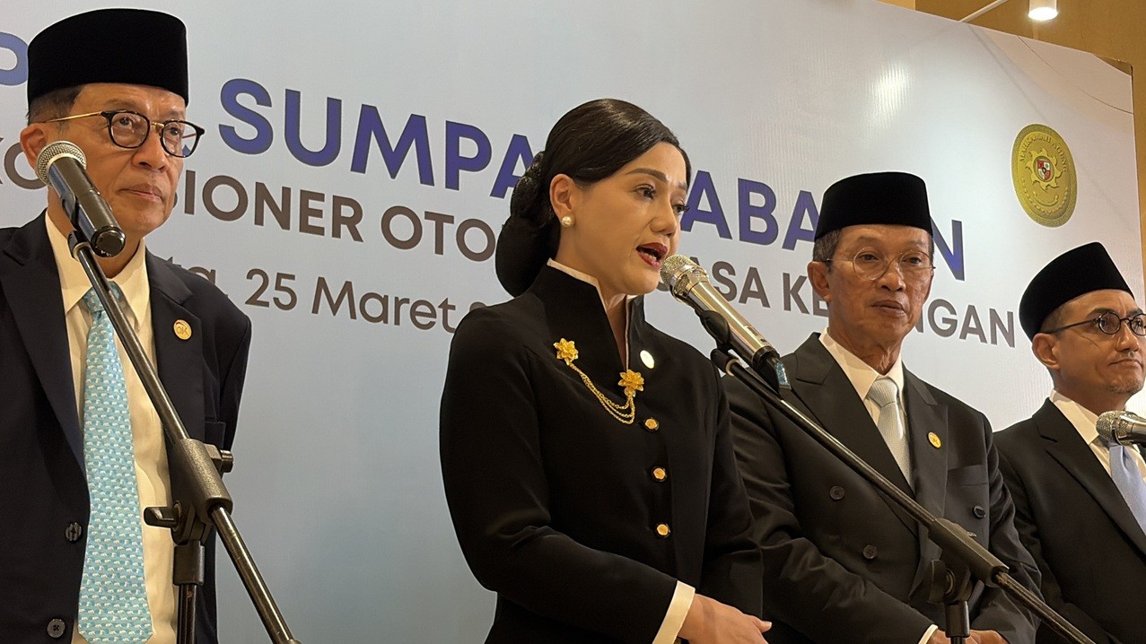 Sederet Janji Friderica Widyasari usai Dilantik Jadi Ketua Baru OJK. (Foto Anggie/IMG)