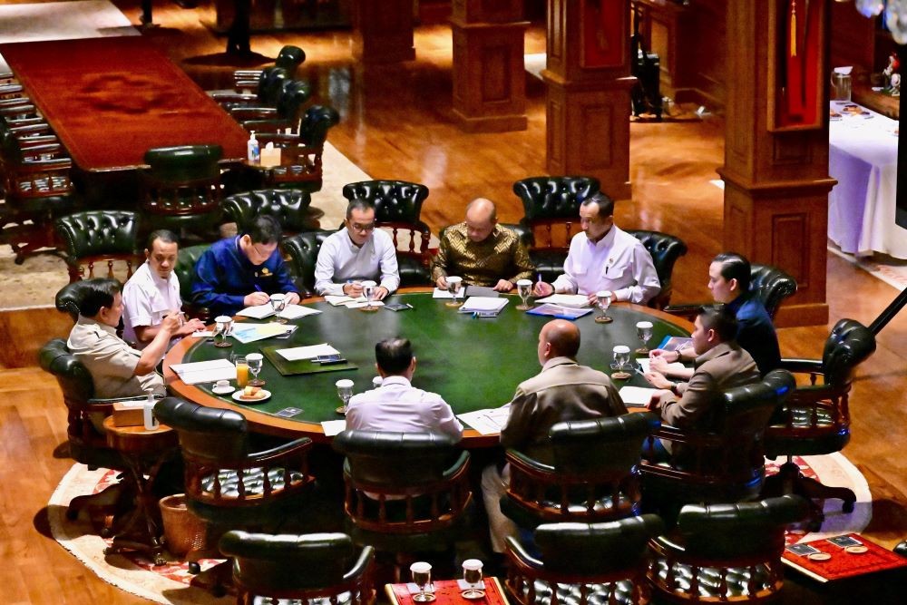 Prabowo Panggil Rosan-Purbaya ke Hambalang, Bahas Percepatan Waste to Energy. Foto: Setpres.