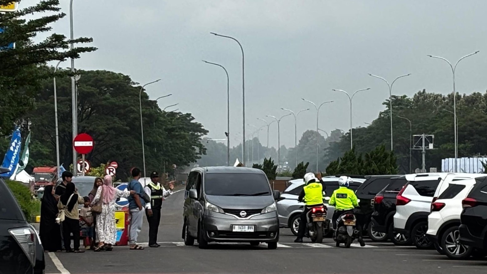 One Way Berakhir, Lalin Tol Cipali Kembali Normal Dua Arah Sore Ini. (Foto Mei Sada/IMG)