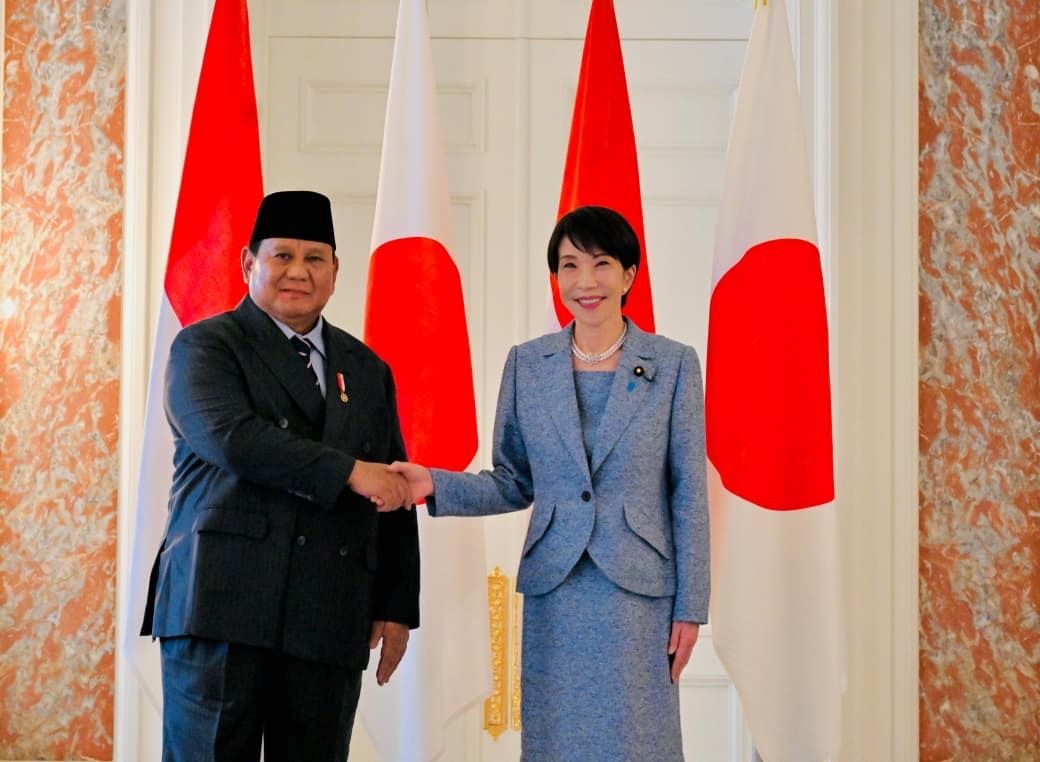 Disambut Upacara Resmi, Prabowo Bertemu PM Jepang Sanae Takaichi di Istana Akasaka. Foto: Biro Setpres.