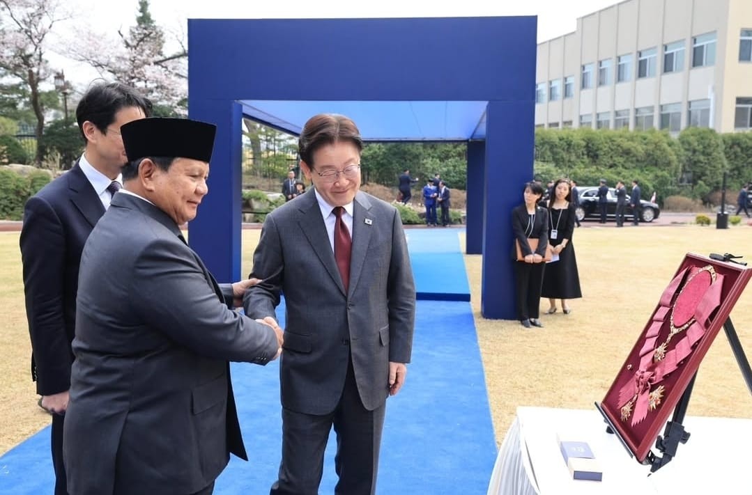 Prabowo Terima Penghargaan Kehormatan Tertinggi dari Korsel, Ini Makna dan Artinya. (Foto: Setkab)