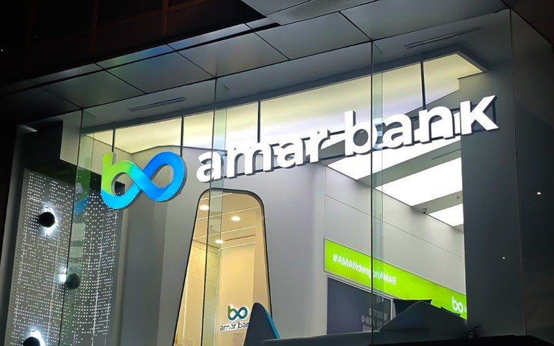 PT Bank Amar Indonesia Tbk atau Amar Bank (AMAR) mencetak kinerja positif sepanjang tahun lalu dengan meraih laba bersih Rp249,6 miliar. (Foto: Ist)