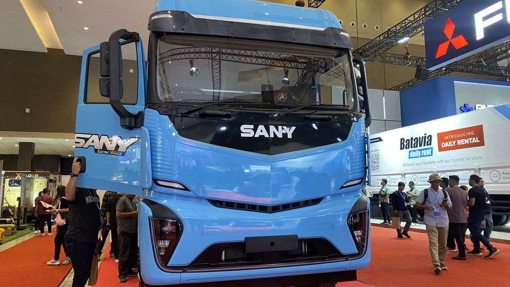 SANY Luncurkan Truk Listrik untuk Pertambangan dan Logistik, Kapasitas Angkut 120 Ton. (Foto: MNC Media)