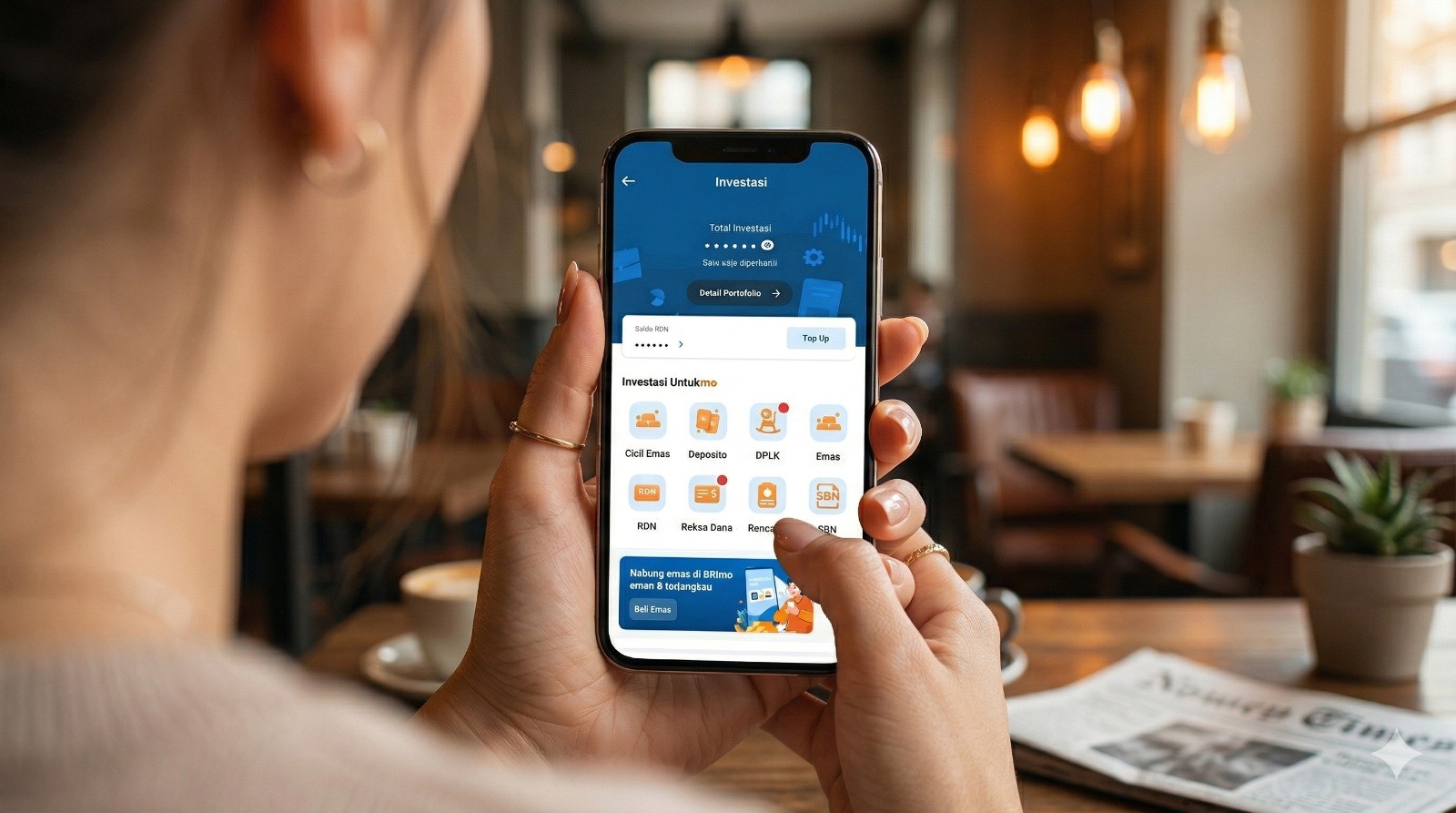 Investasi Emas Tanpa Ribet, Cicil Melalui Super App BRImo dan Dapatkan Cashback (FOTO:Dok BRI)