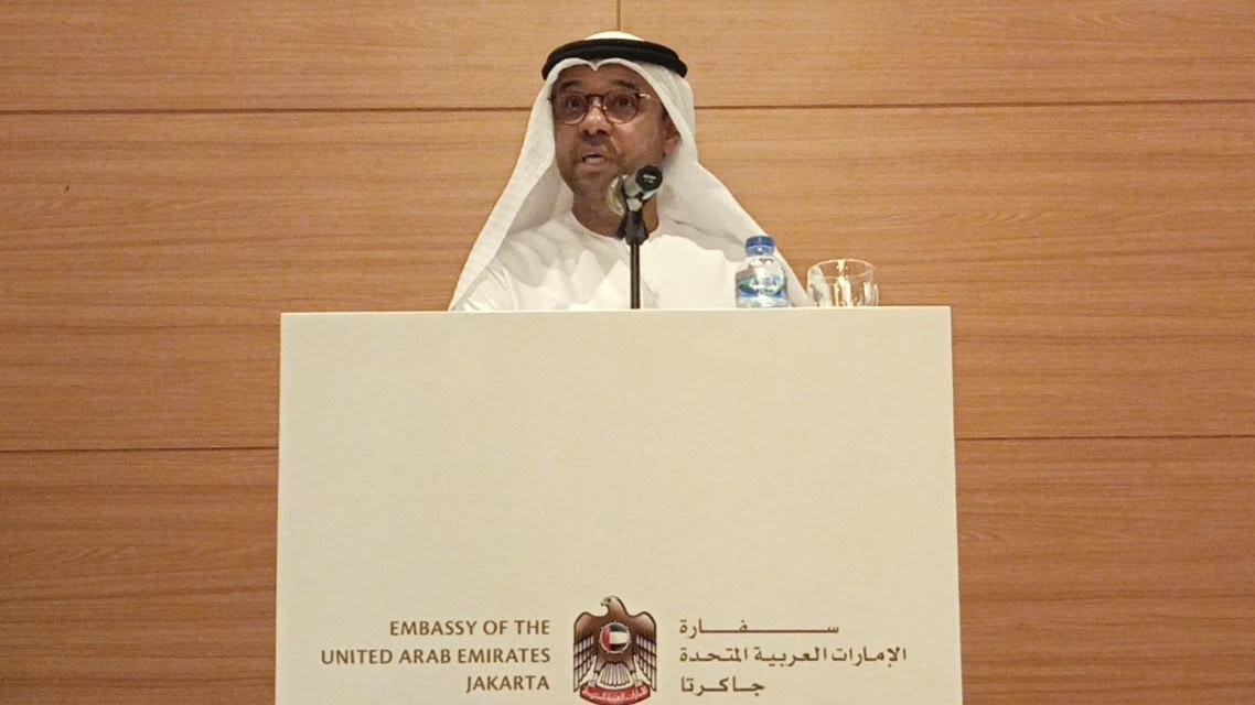 Dubes UEA Pastikan Negaranya Aman Meski Ada Perang, Termasuk 85 Ribu WNI. (Foto Nur Khabibi/IMG)