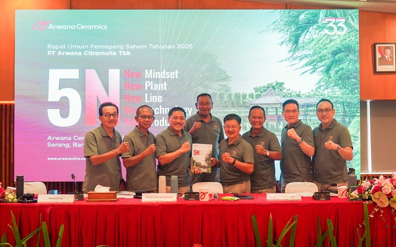 Produsen keramik, PT Arwana Citramulia Tbk (ARNA) bakal membagikan dividen kepada pemegang saham sebesar Rp330 miliar untuk tahun buku 2025. (Foto: Ist)