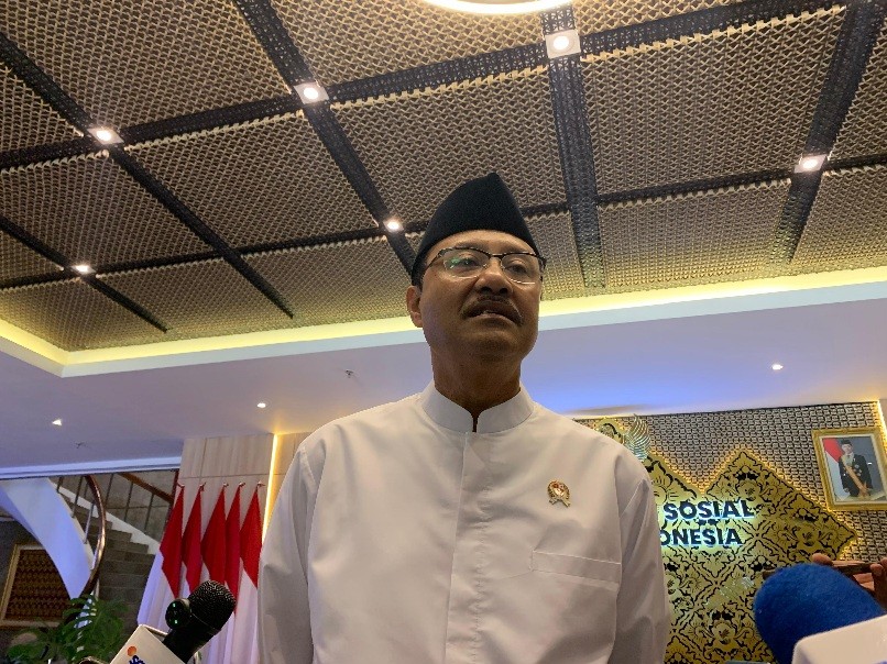 Mensos Mulai Bahas Penebalan Bansos dengan Presiden Meski Ada Efisiensi Anggaran. (Foto: Binti Mufarifa/iNews Media Group)