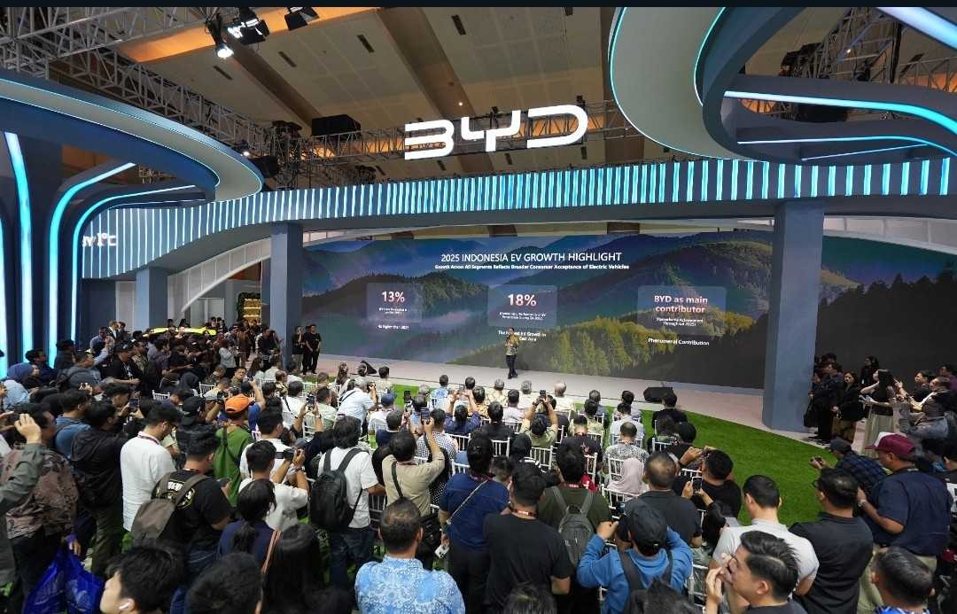 Penjualan EV BYD Melonjak 5 Kali Lipat, Kuasai Lebih dari 60 Persen Pasar di Awal 2026. (Foto: Doc BY