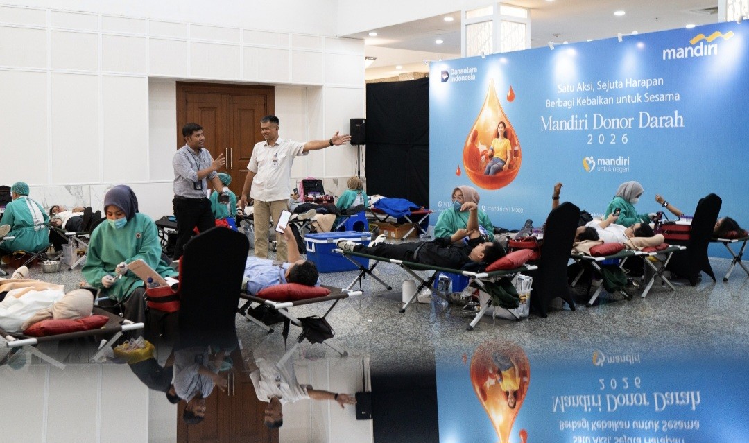 Berbagi Kebaikan, Mandiri (BMRI) Gelar Donor Darah Massal bagi 2.800 Pendonor (FOTO:Dok BMRI)