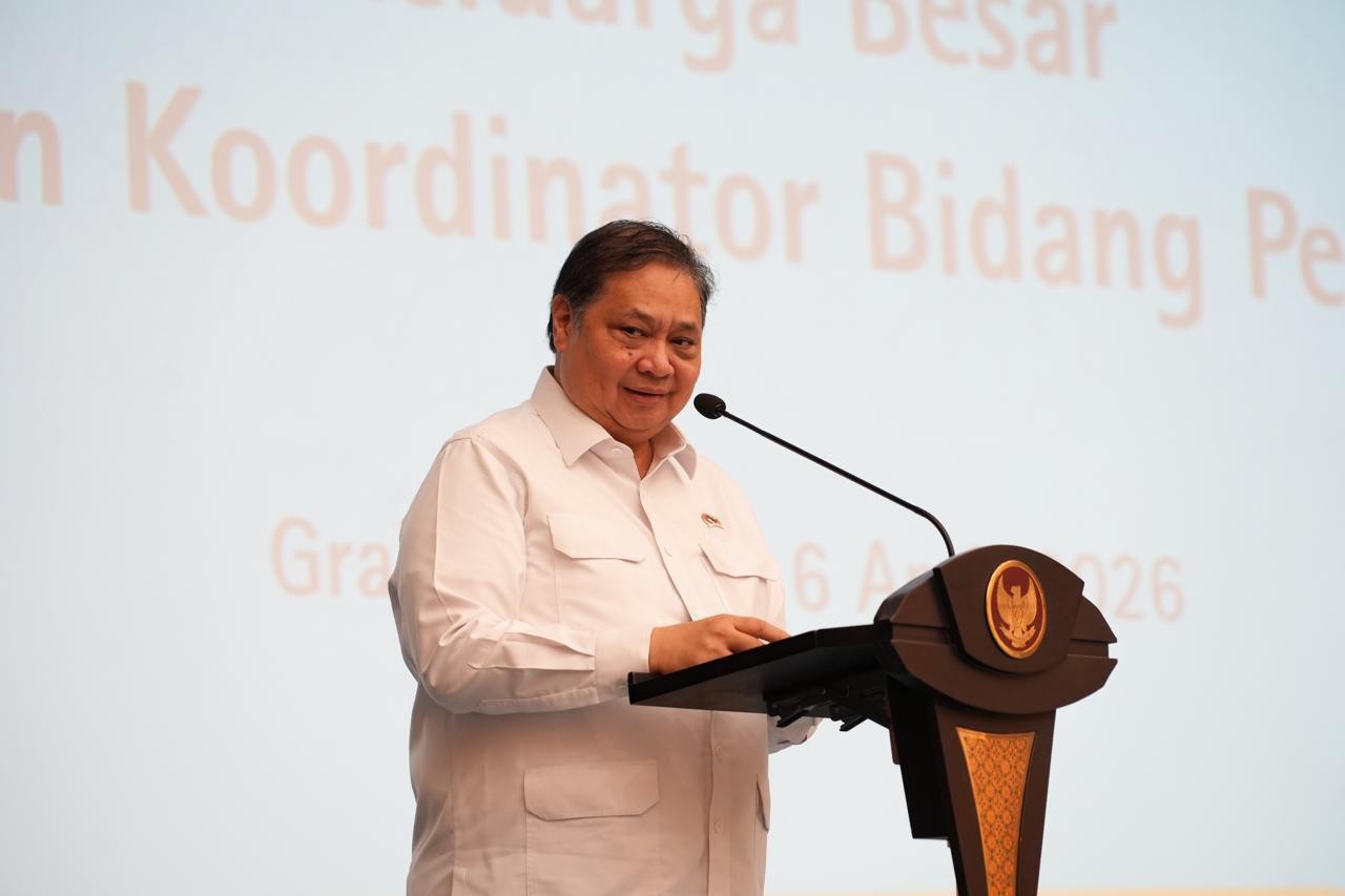 ADB dan FTSE Beri Sinyal Positif untuk RI, Airlangga: Bukti Kepercayaan Pelaku Pasar Global. Foto: iNews Media Group.