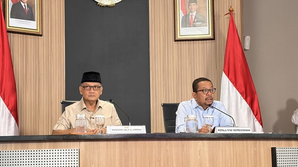 Menhaj Sebut Persiapan Haji 2026 Hampir 100 Persen, Kini Tahap Pengecekan Final. (Foto Riyan Rizki/IMG)
