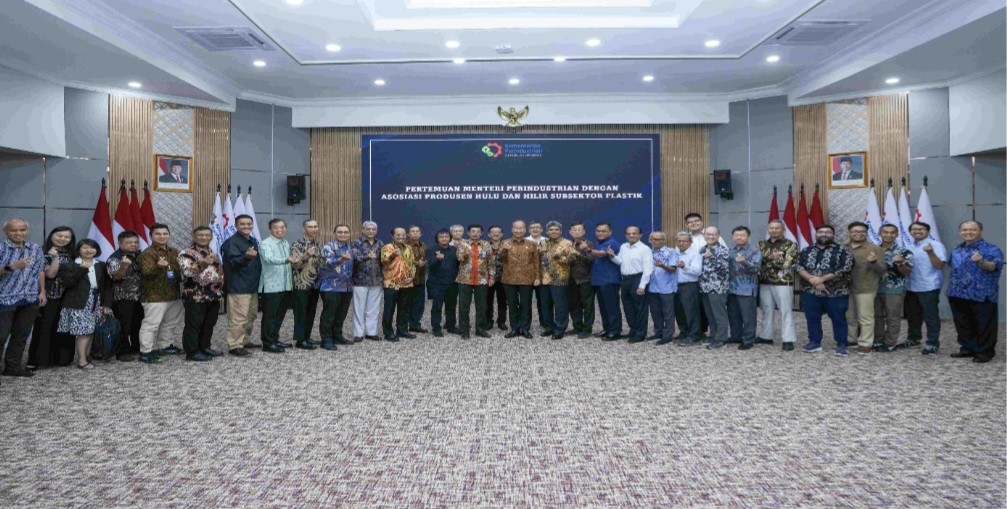 Kumpulkan Industri Hulu-Hilir Plastik, Menperin Jaga Stabilitas Pasokan di Tengah Dinamika Geopolitik (FOTO:Dok Kemenperin)