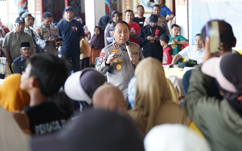 Pasca Ricuh Panipahan, KapoldaMinta Maaf ke Warga