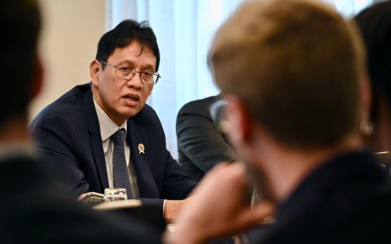 Menteri Keuangan, Purbaya Yudhi Sadewa menggelar pertemuan dengan pimpinan Dana Moneter Internasional (IMF) di AS. (Foto: Dok. Kemenkeu)