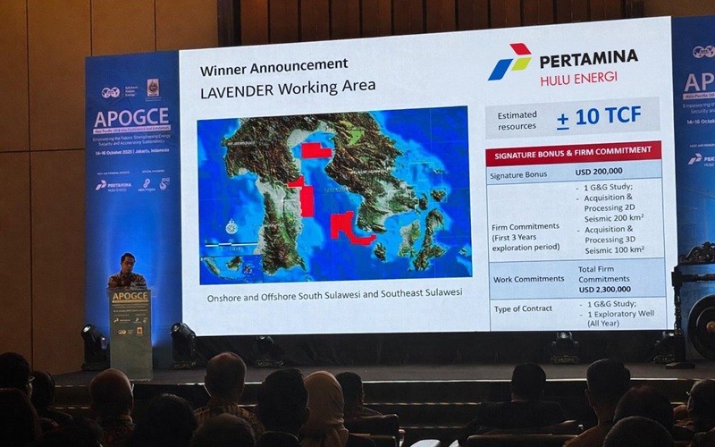 PT Pertamina Hulu Energi (PHE) Sulawesi Lavender secara resmi menandatangani PSC untuk Wilayah Kerja (WK) Lavender bersama SKK Migas. (Foto: Ist)