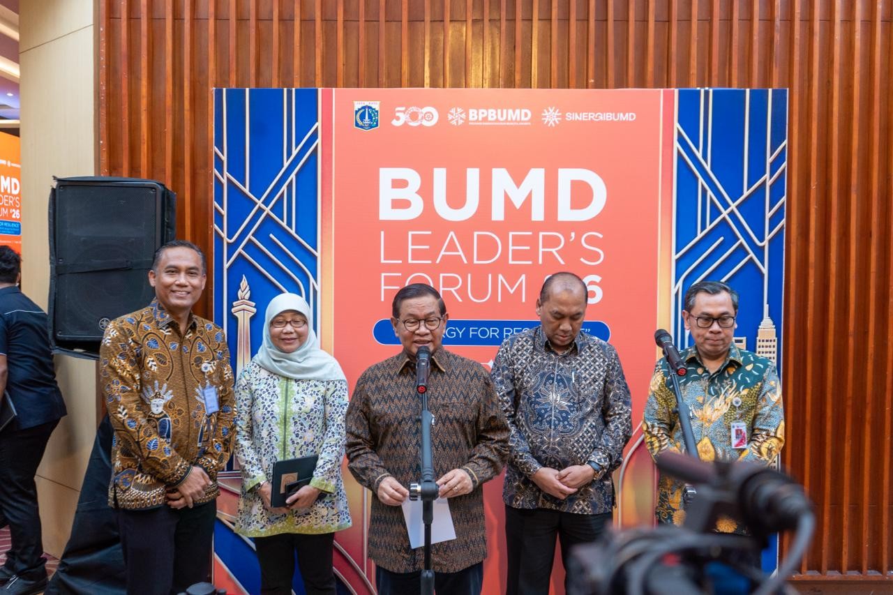 Dorong BUMD Berkonsolidasi, Pramono Ingatkan Dampak Geopolitik dan Ancaman El Nino (foto: iNews Media Group)