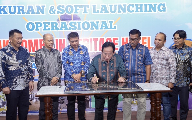 PTBA meresmikan SAKA Ombilin Heritage Hotel di kawasan Ombilin Coal Mining Heritage of Sawahlunto, Sumatera Barat. (Foto: Ist)