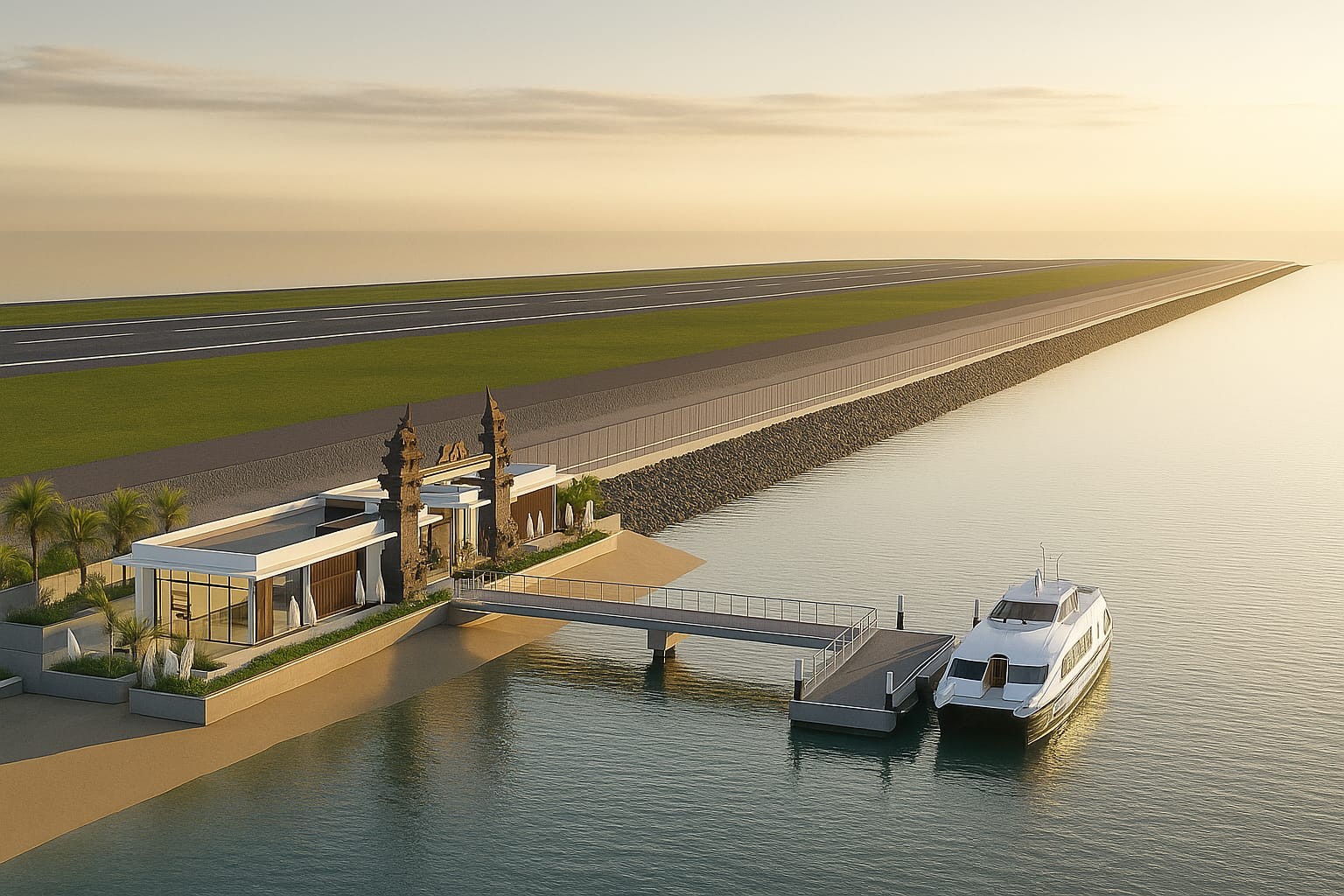 ASDP bersama InJourney Airports tengah mematangkan rencana pembangunan water taxi di Bali. (Foto: Ist)