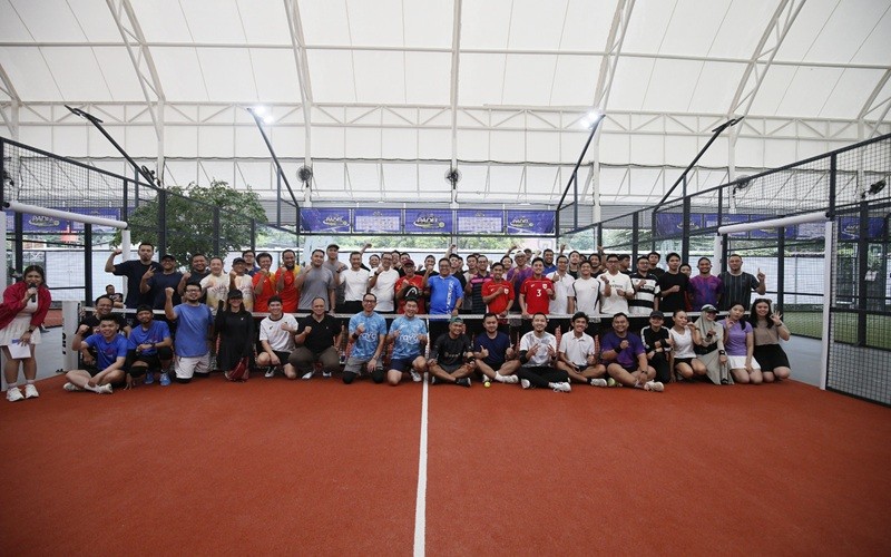 Sebanyak 32 tim memeriahkan IDX Channel Capital Market Padel Competition yang digelar di Padel Pro Satrio Club, Sabtu (25/4/2026). (Foto: iNews Media Group)
