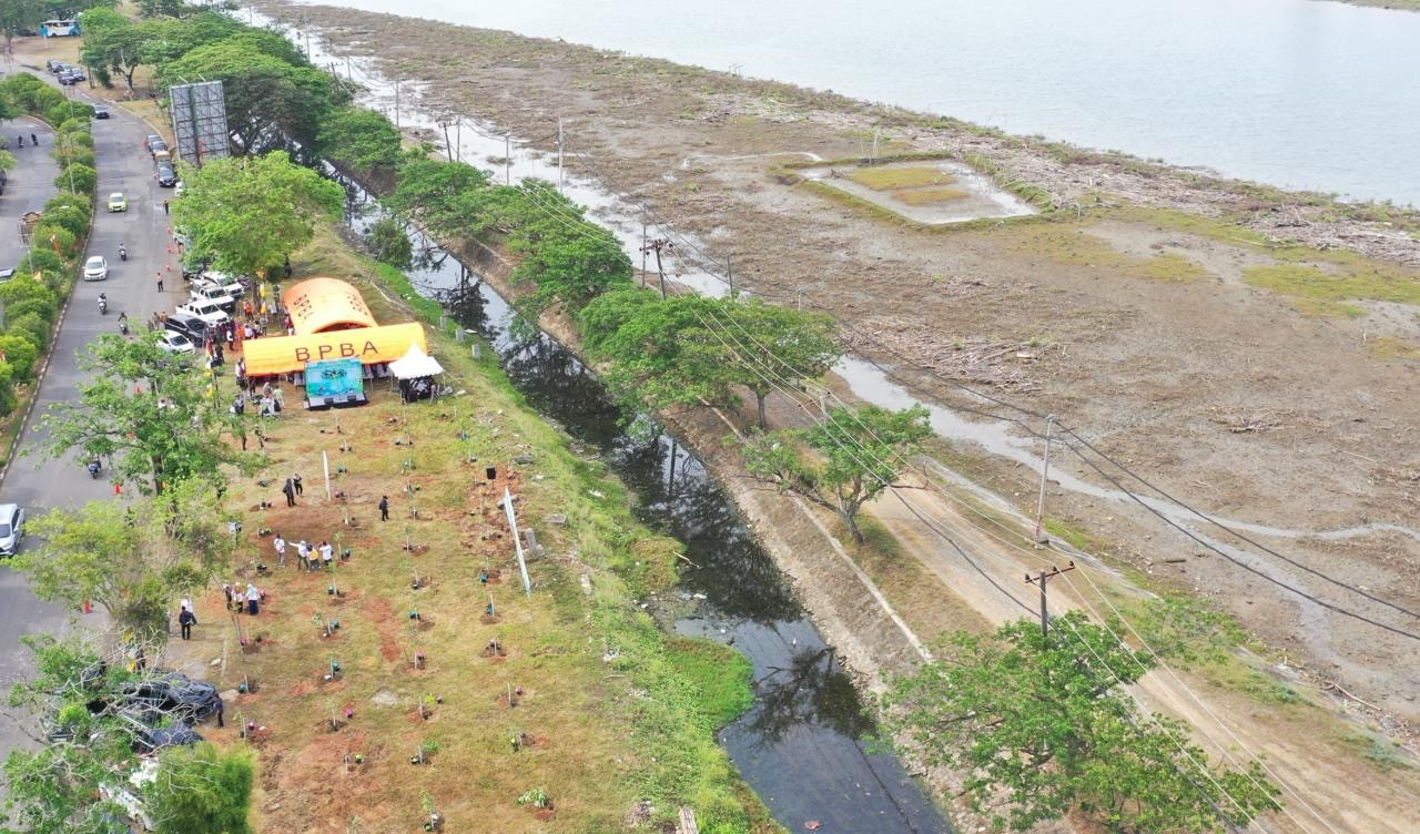Mitigasi Bencana, BNPB Tanam 2.257 Bibit Pohon di Beberapa Wilayah Aceh (FOTO:Dok Ist)