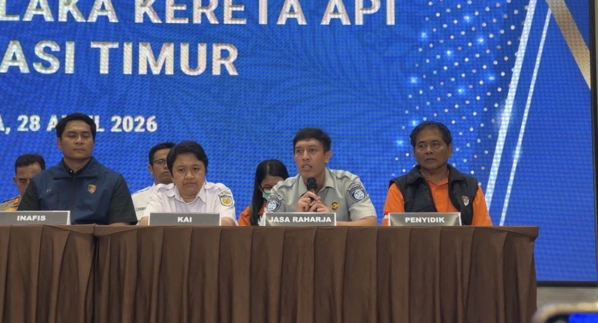 Jasa Rahaja Pastikan Semua Korban Kecelakaan KRL Dapat Santunan, Paling Tinggi Rp50 Juta. (Foto: Ari Sandita/iNews Media Group)