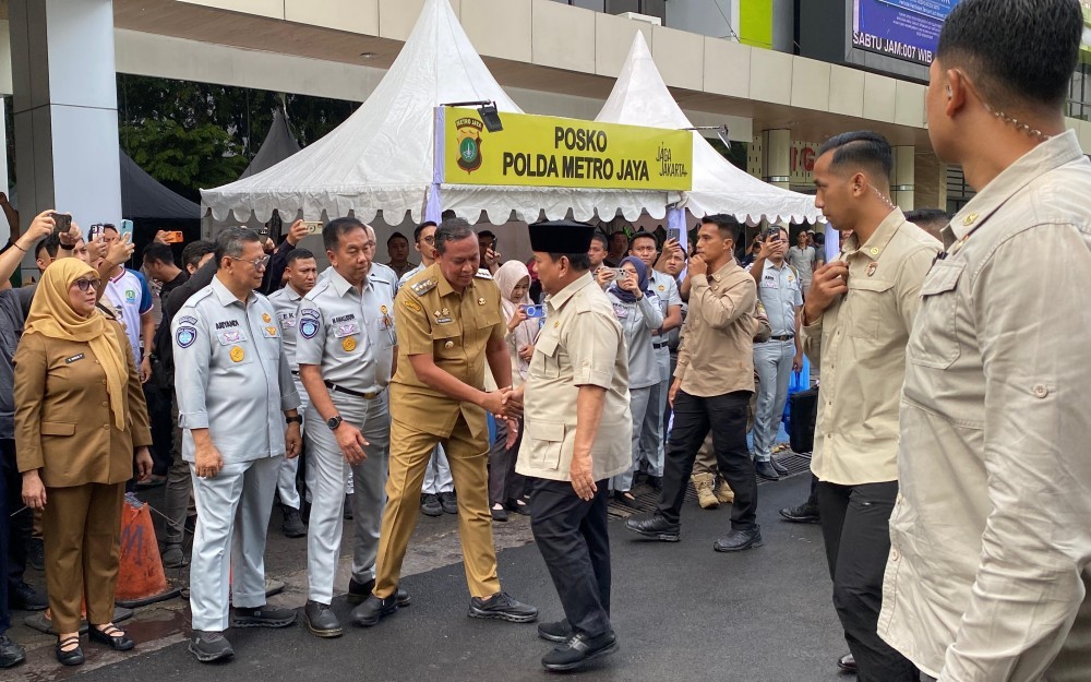 Presiden Prabowo Kunjungi RSUD Kota Bekasi, Jenguk Korban Kecelakaan Kereta