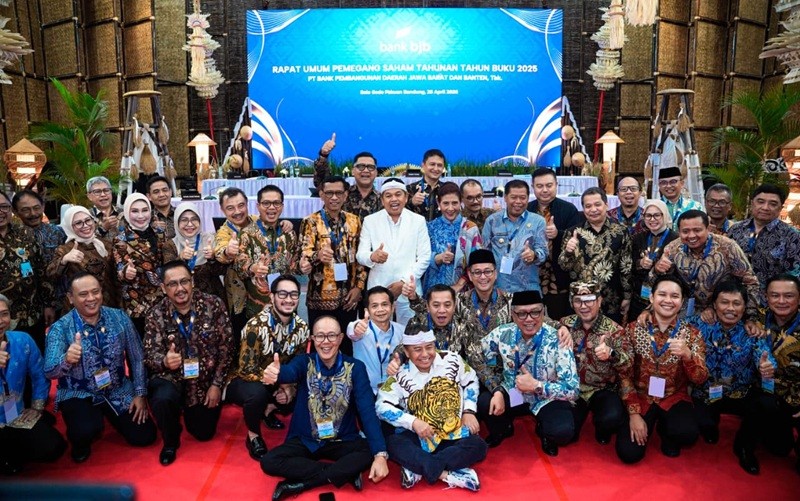 RUPST PT Bank Pembangunan Daerah Jawa Barat dan Banten Tbk (bank bjb) menyepakati pembagian dividen tunai sebesar Rp900 miliar. (Foto: Ist)