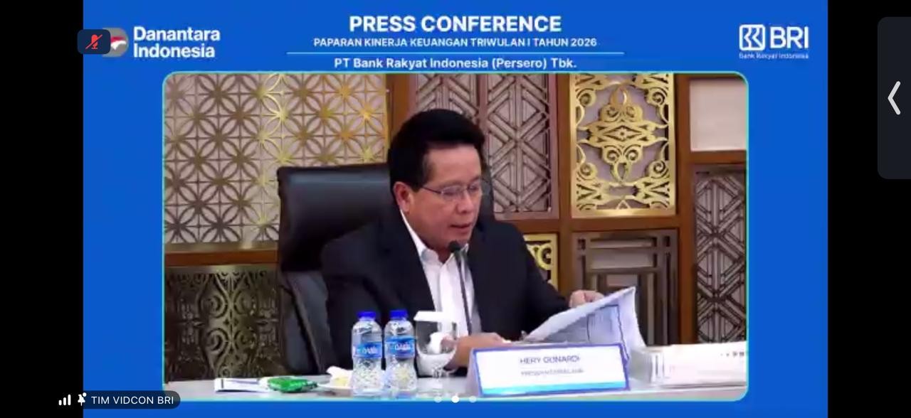 BRI Cetak Laba Bersih Rp15,5 Triliun di Kuartal I-2026, Naik 13,7 Persen. Foto: iNews Media Group.