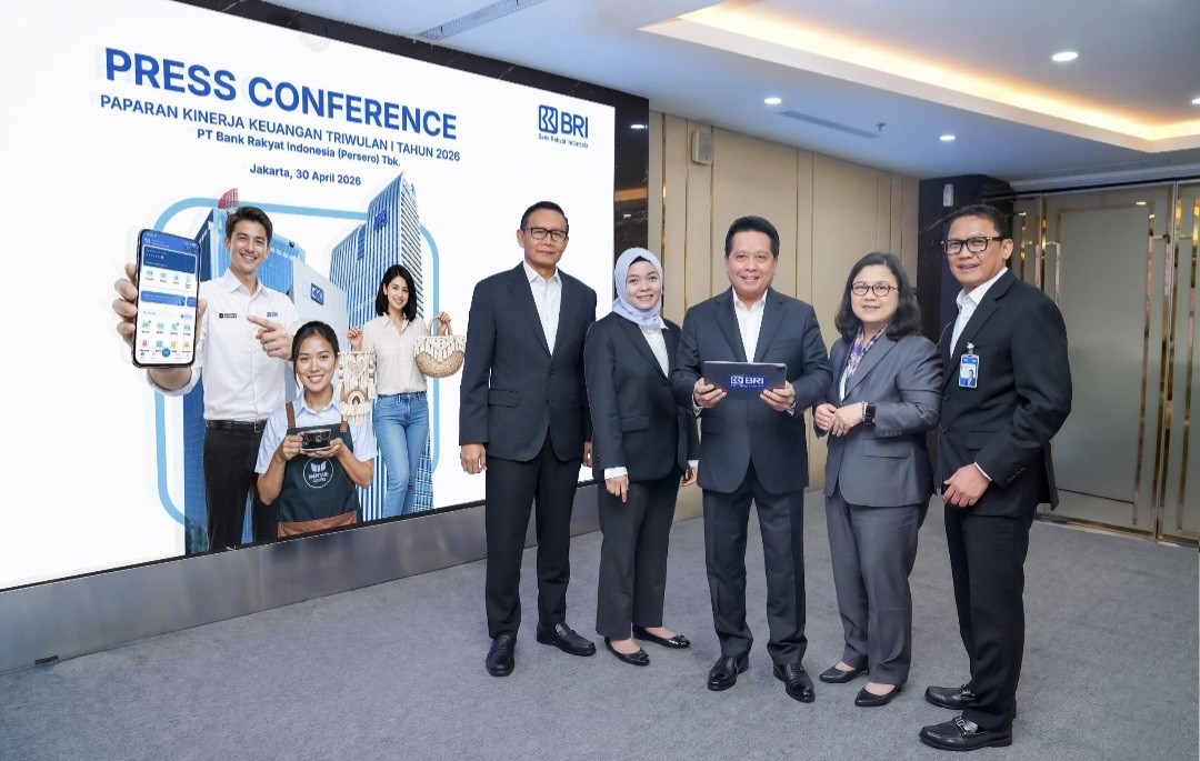 BRI Laba Bersih Q1-2026 Tumbuh 13,7% Didukung Kredit Selekif dan Margin Bunga Lebih Mantap