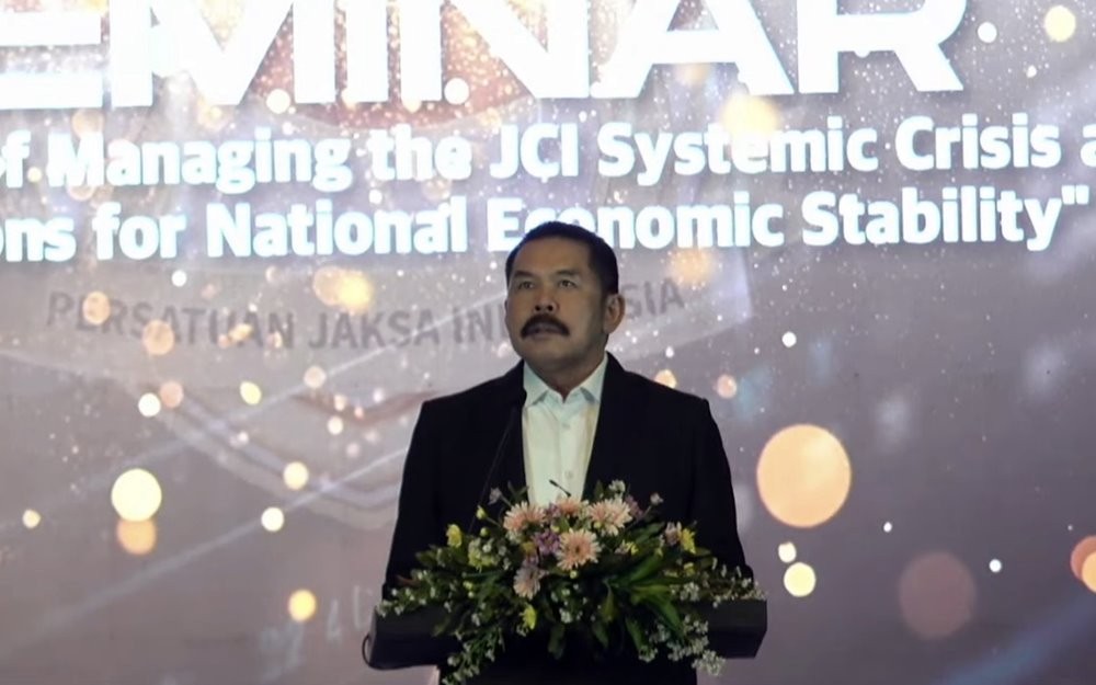 Jaksa Agung: Kejaksaan Jadi Motor Penggerak Perbaikan Tata Kelola Pasar Modal