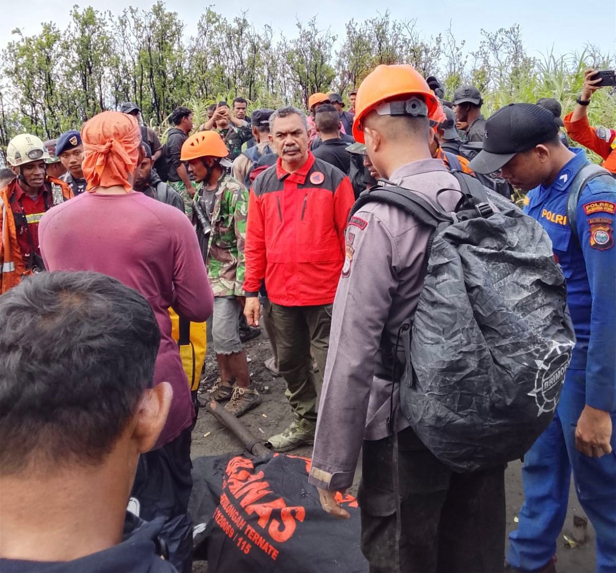 Satu Korban Meninggal Erupsi Gunung Dukono Ditemukan, Dua Orang Masih dalam Pencarian. (Foto: iNews Media Group)
