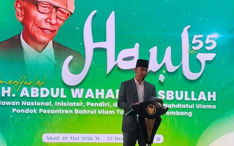 Wakil Presiden (Wapres), Gibran Rakabuming menegaskan, pentingnya peran santri dalam pembangunan Indonesia. (Foto: iNews Media Group)